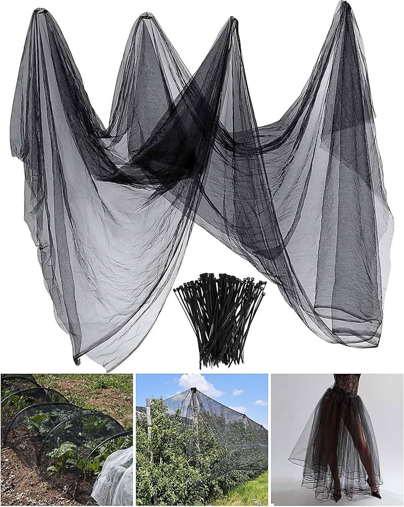 Zonon Garden Insect Netting Pest Barrier Fly Bird Net Mosquito Net Protecting Tree Plants Vegetab... | Amazon (US)