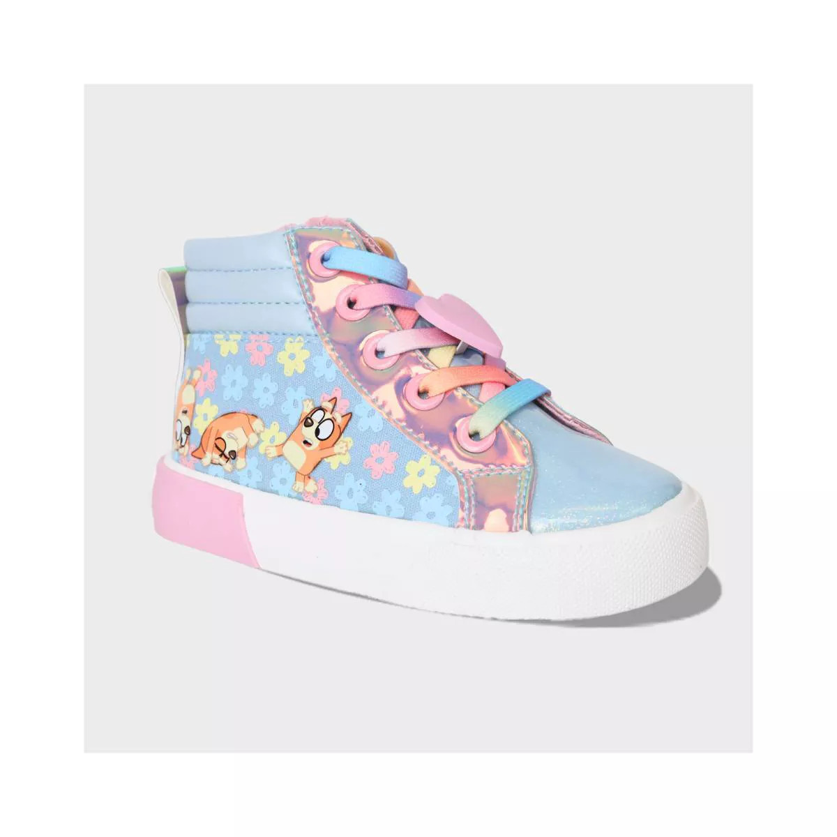 Toddler Bluey High-Top Sneakers - Blue | Target