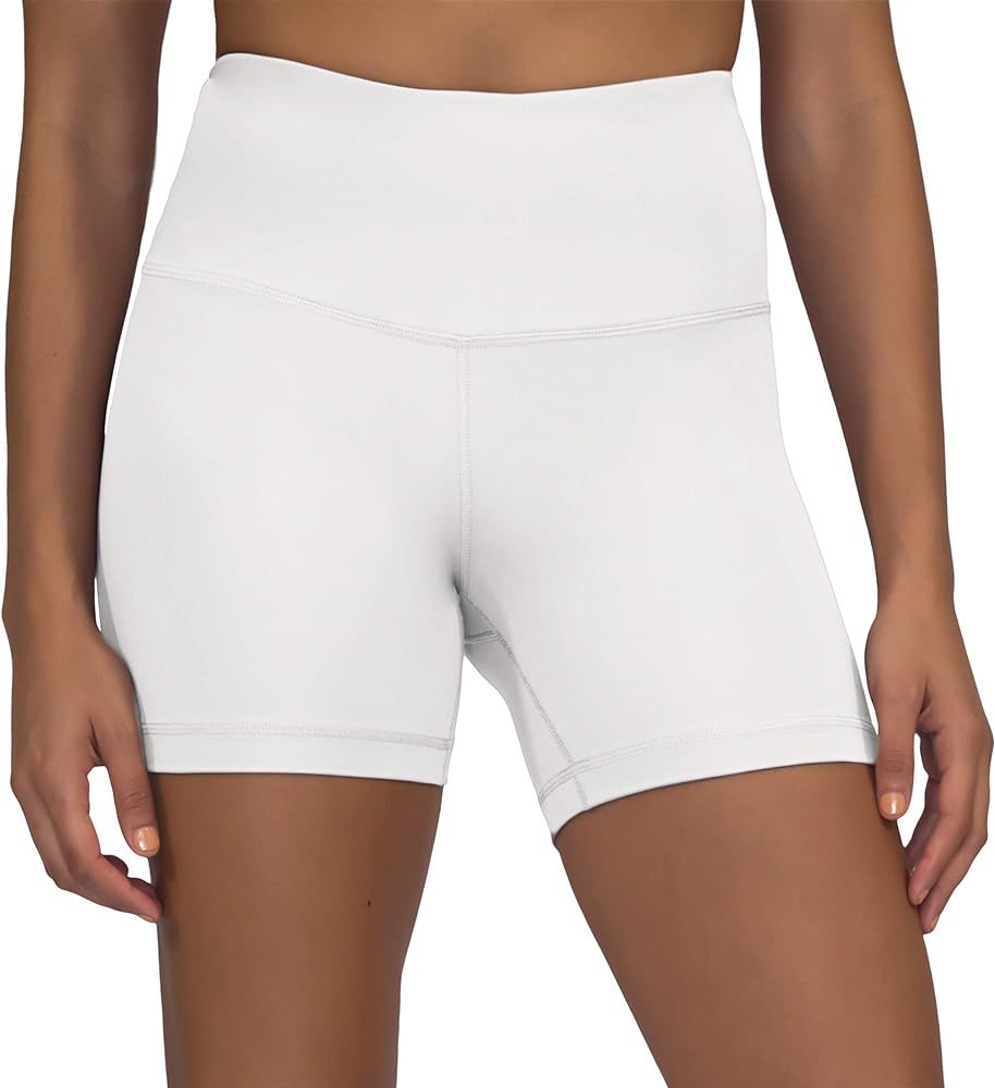 Ultra Soft Lightweight Hi Rise Shorts - High Waist Yoga Shorts | Amazon (US)