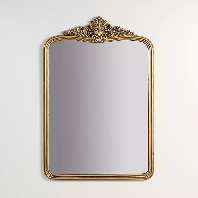 Antique Gold Victoria Scroll Mirror | Kirkland's Home