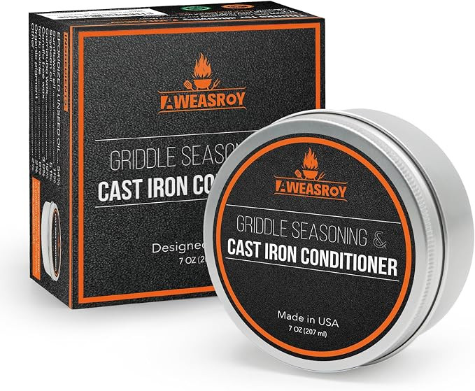 Griddle Seasoning for Blackstone and Cast Iron and Carbon Steel Seasoning, Maintain a Cleaner Non... | Amazon (US)