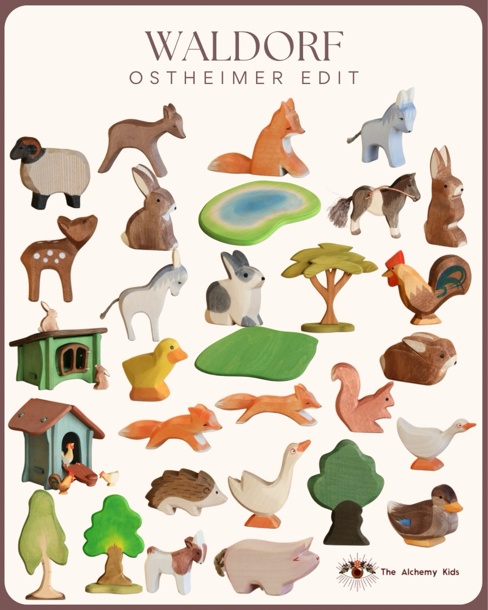 Discover the magic of Waldorf-inspired play with this beautiful Ostheimer edit! ✨🌿 These handcrafted wooden figures bring storytelling, creativity, and open-ended play to life—perfect for little hands and big imaginations. 🦊🌳🐰

#WaldorfToys #Ostheimer #OpenEndedPlay #WoodenToys #ImaginativePlay #HandcraftedToys #HeirloomQuality #MontessoriInspired #NaturalPlay #WaldorfEducation #SustainableToys #TimelessToys #KidsImagination #PlayBasedLearning #EcoFriendlyToys #ToysThatLast #ClassicPlay #ChildhoodUnplugged #WaldorfInspired #SlowParenting

#LTKKids