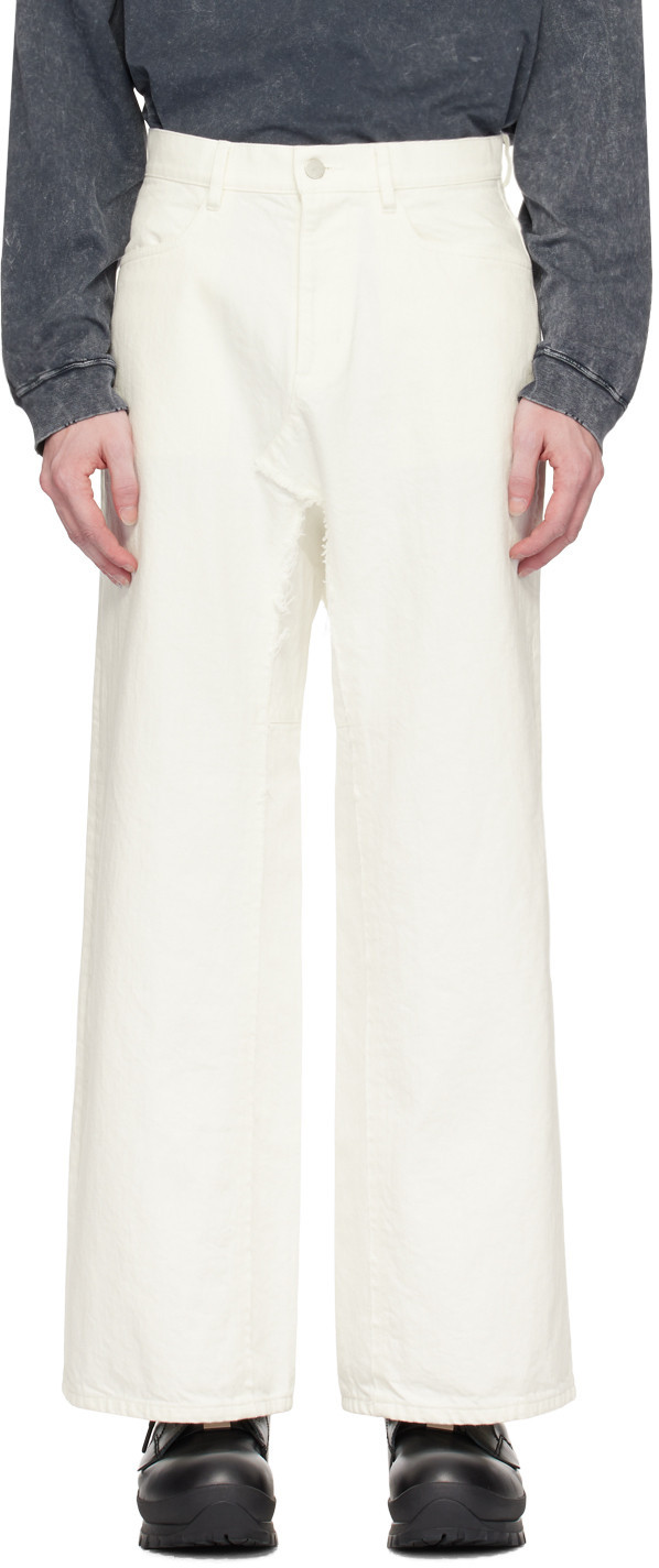 VEIN White Resize Jeans | SSENSE