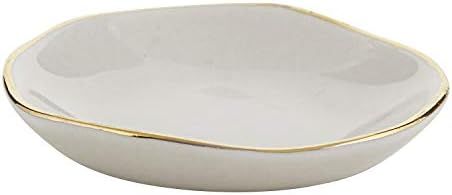 Santa Barbara Design Studio Table Sugar Ceramic Plate/Trinket Tray, Mini, Grey | Amazon (US)