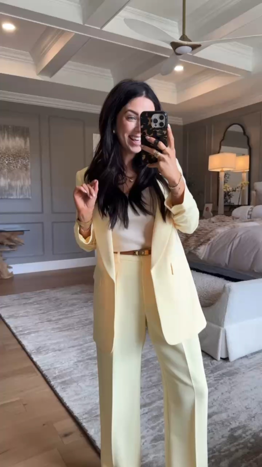 Perfect Pant Suit 💛 I love yellow and the cut and fit of this set is amazing! I’m wearing a 2 on both top & bottom. 

#LTKWorkwear #LTKSeasonal #LTKStyleTip