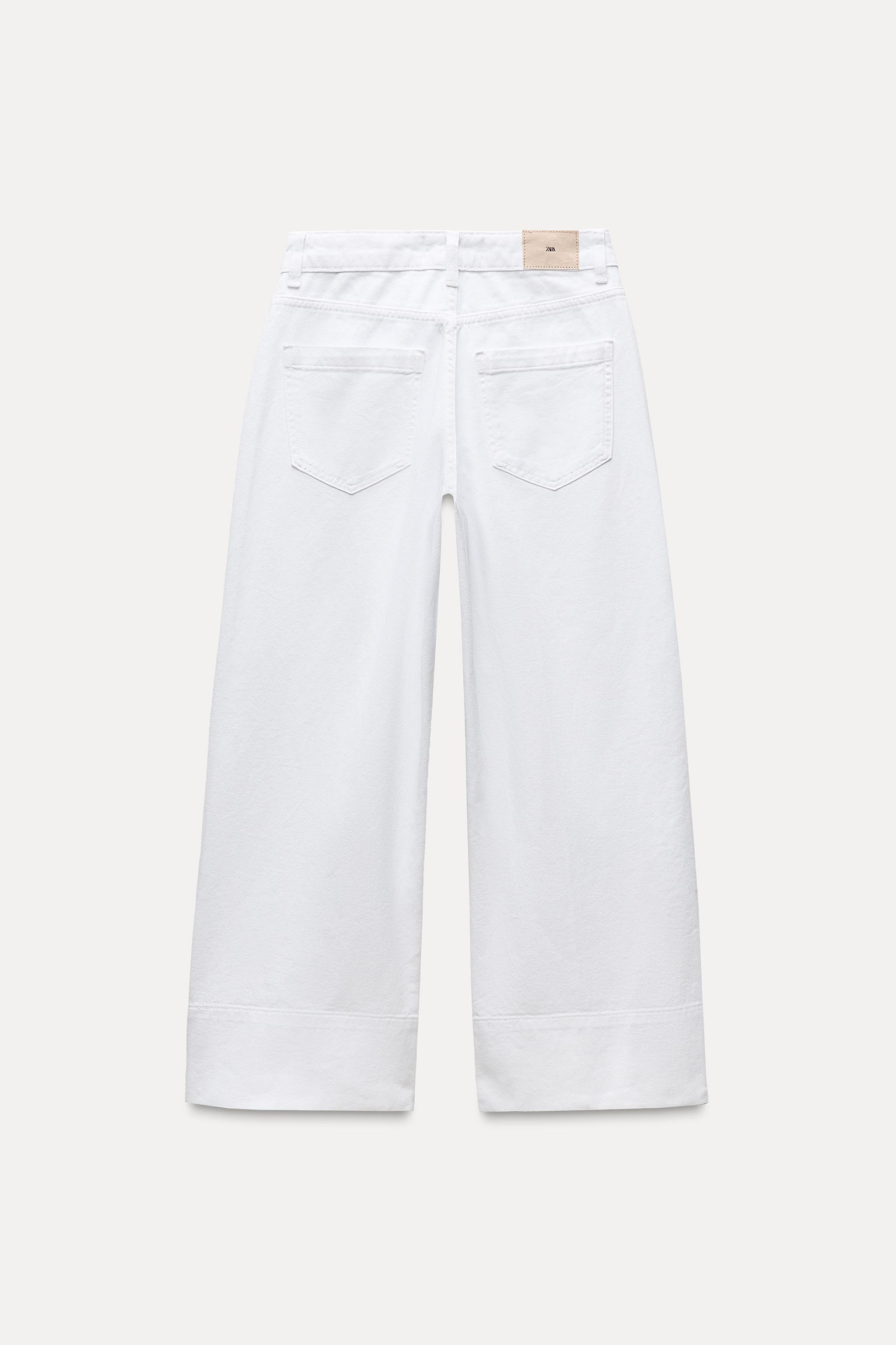 HIGH-WAISTED Z1975 CROPPED WIDE LEG JEANS | Zara US