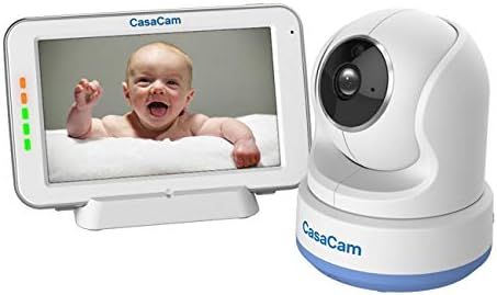 CasaCam BM200 Video Baby Monitor with 5" Touchscreen and HD Pan & Tilt Camera, Two Way Audio, Lul... | Amazon (US)