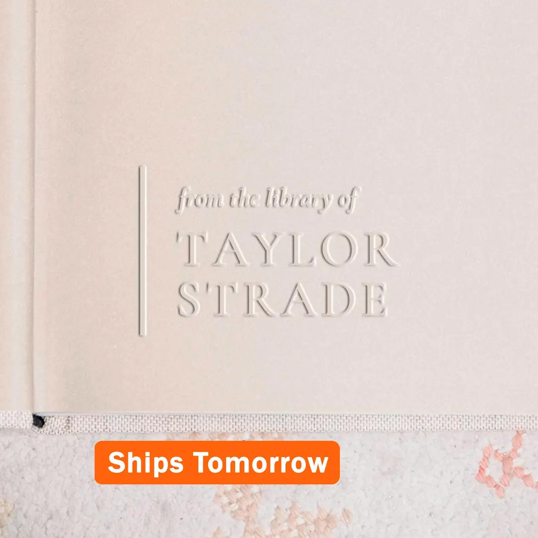 Custom Book Embosser - Modern & Minimalist - Etsy | Etsy (US)