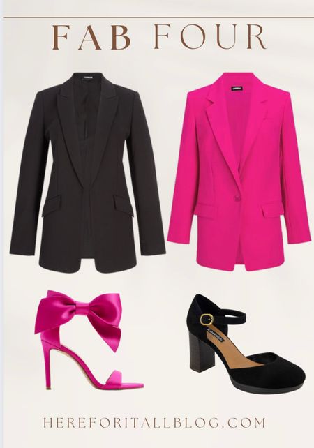 Blazers and heels
Mix or match💕

#LTKshoecrush #LTKSeasonal #LTKFind