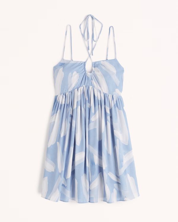 Women's Strappy Flirty Mini Dress | Women's Best Dressed Guest Collection | Abercrombie.com | Abercrombie & Fitch (US)