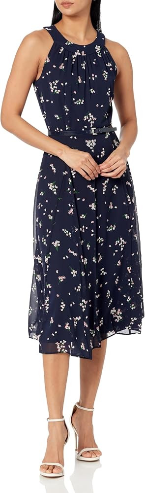 Tommy Hilfiger Women's Chiffon Midi Dress | Amazon (US)