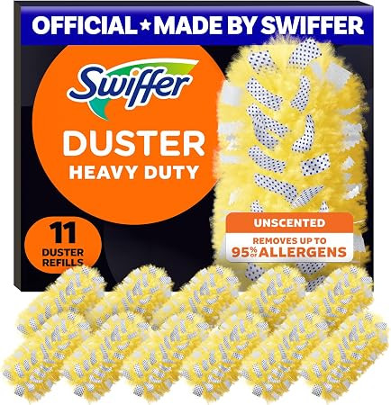 Swiffer Dusters Heavy Duty Multi-Surface Duster Refills for Cleaning, Unscented, 11 Count | Amazon (US)