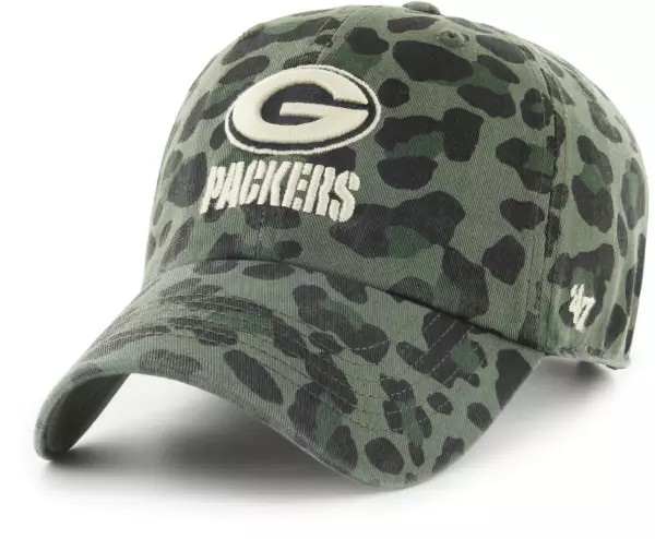 '47 Women's Green Bay Packers Bagheera Clean Up Moss Adjustable Hat | Dick's Sporting Goods | Dick's Sporting Goods