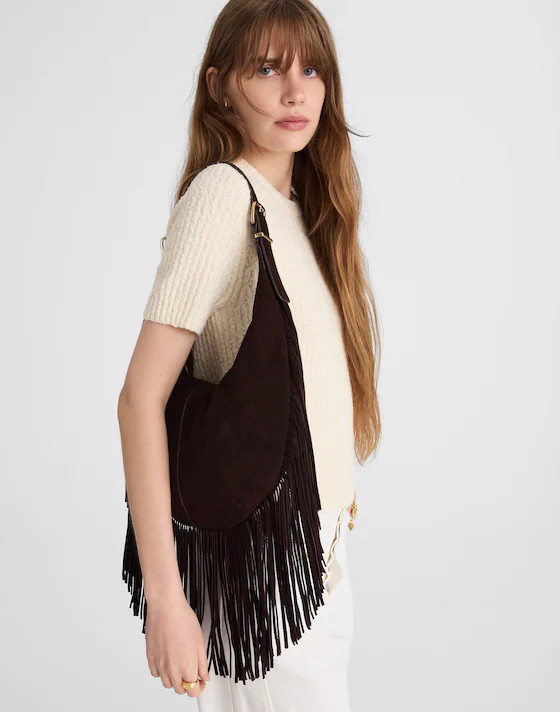 The Essential Curve Medium Shoulder Bag | Madewell | Madewell