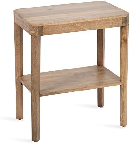 Kate and Laurel Talcott Wood Side Table, 22x14x26, Natural | Amazon (US)
