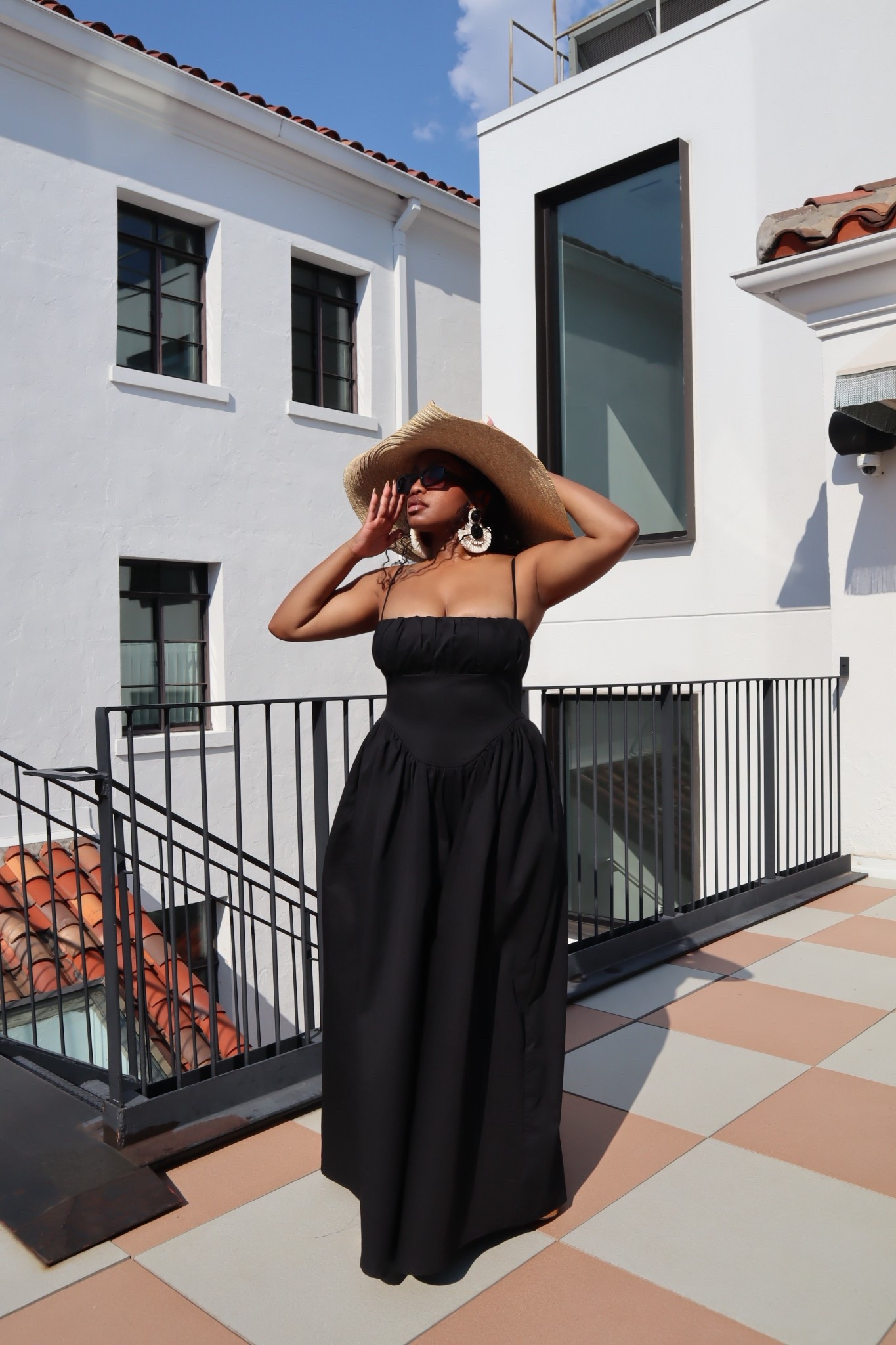 This corset jumpsuit is a statement piece! Plus it’s on sale! I’m wearing a size 8 and I got the pants hemmed at the bottom. Tall girl friendly as well if you don’t want to tailor. 

The earrings are on sale also! Get them before they sell out! 

#LTKFindsUnder100 #LTKStyleTip