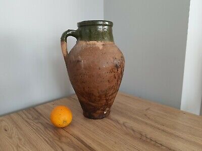 Very old earthenware vessel, Rustic bowl Antique earthenware jug, Ceramic... | eBay US