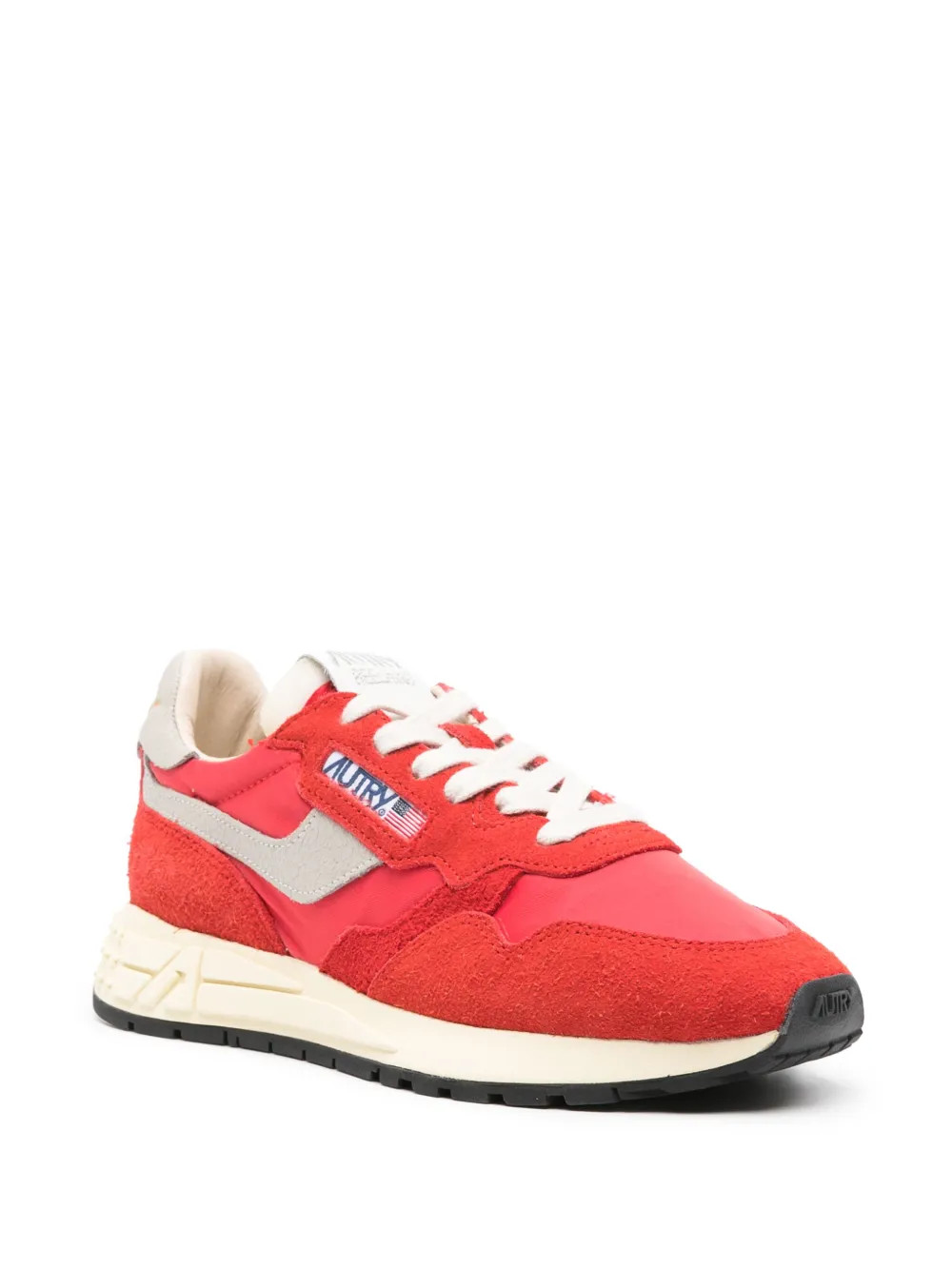 Autry Reelwind Suede Sneakers | Red | FARFETCH | Farfetch Global