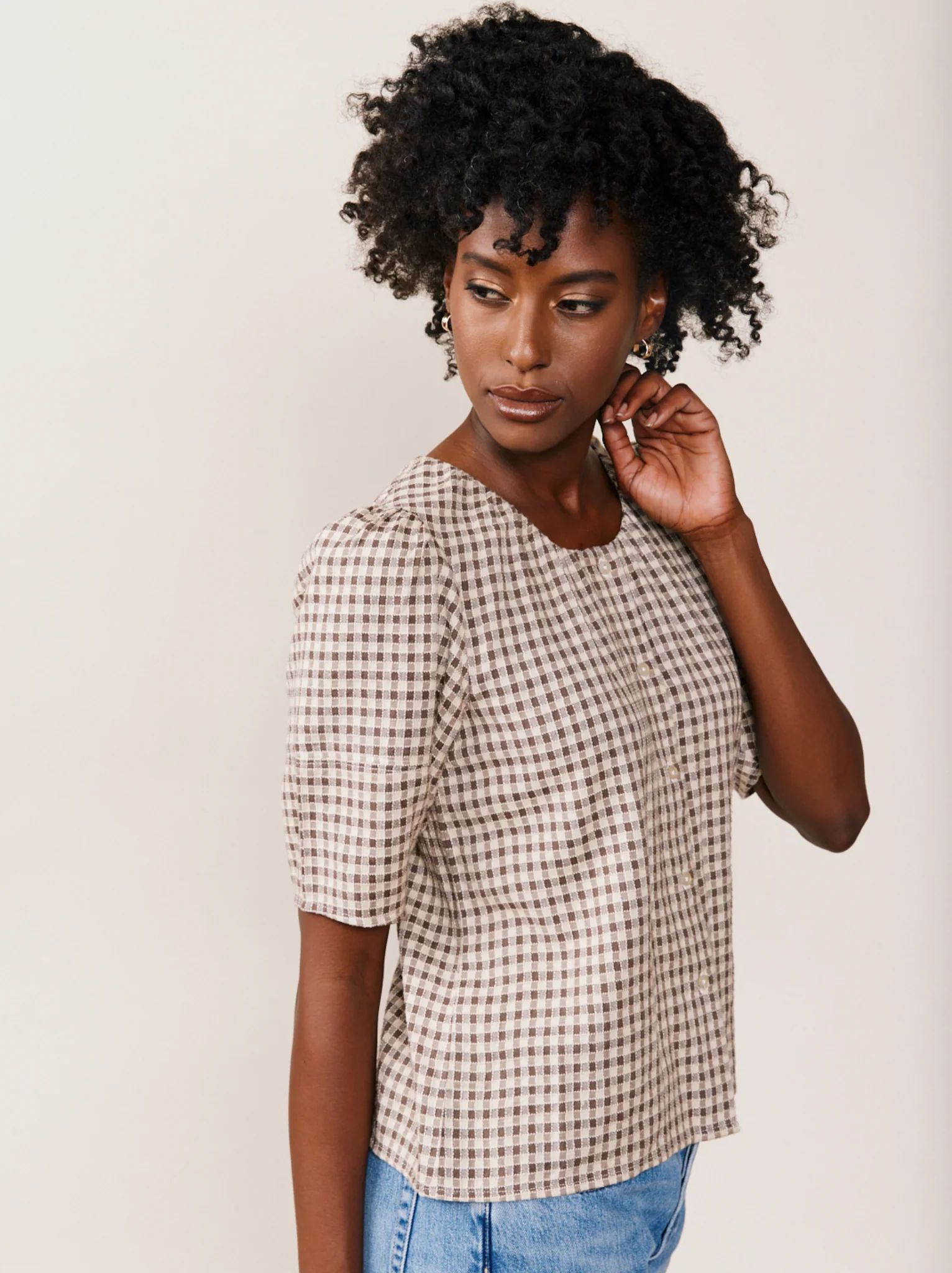 Flossie Button Down Top | ABLE Clothing