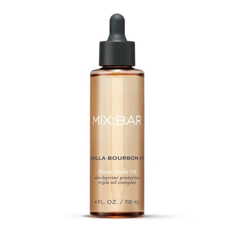 MIX:BAR Fragrance Oil, Vanilla Bourbon, Jojoba Oil + Avocado Oil, Moisturizing Body Oil, 4fl oz | Walmart (US)