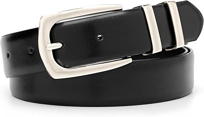 WHIPPY Women's Leather Belts for Jeans Pants Fashion Ladies Belt Gold Buckle Belts for Women | Amazon (US)
