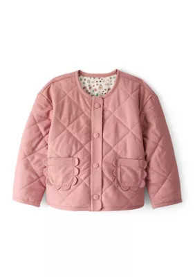 Carter's Toddler Girls Quilted Floral Lined Jacket, Pink, 2T | Belk