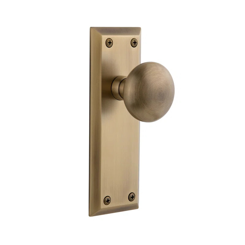 Grandeur Fifth Avenue Plate Passage with Fifth Avenue Door Knob | Perigold