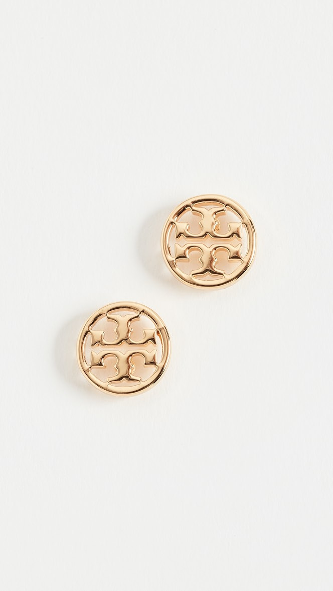 Logo Circle Stud Earrings | Shopbop