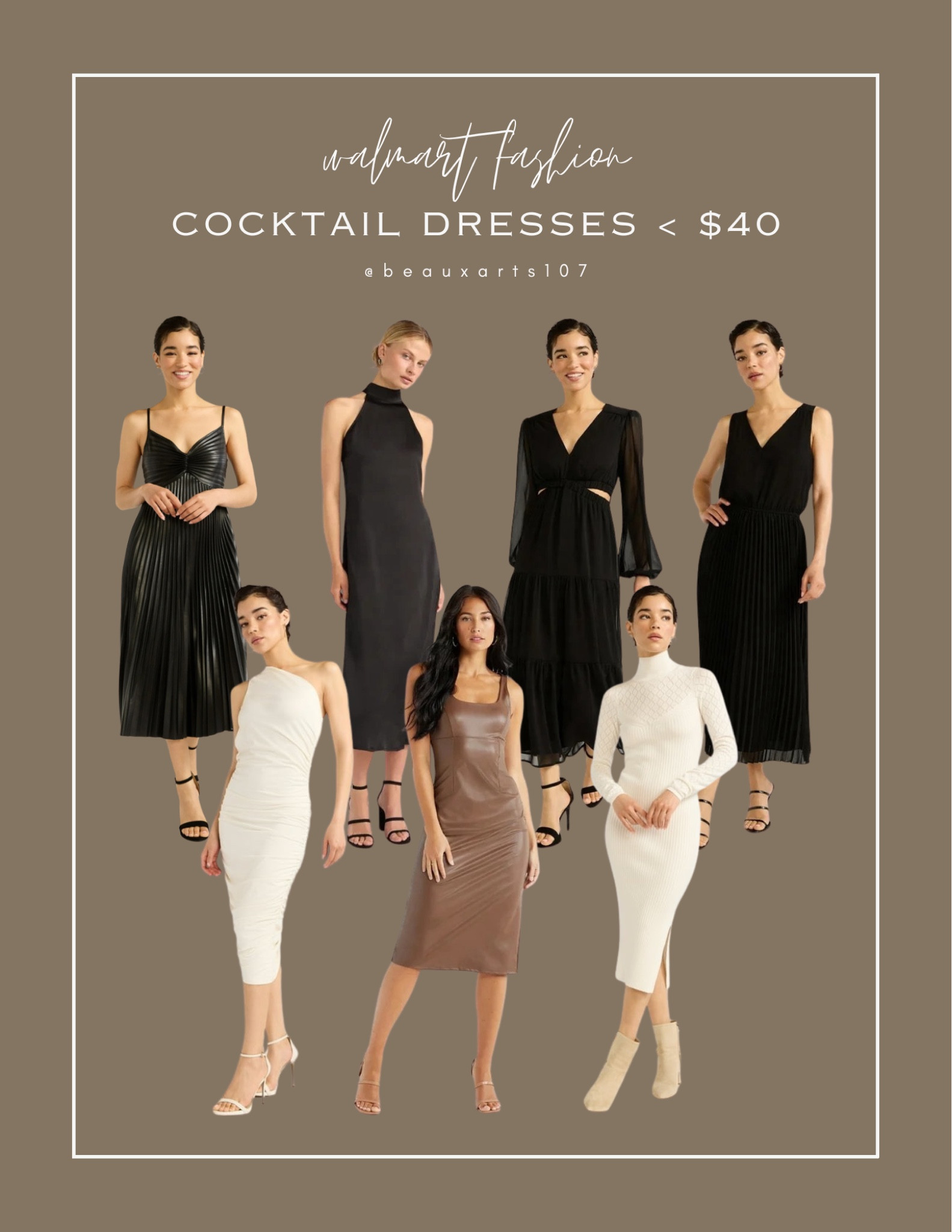 Check out these beautiful cocktail  dresses for under $40!!

@walmartfashion #walmartpartner #walmartfashion #walmartfinds

#LTKStyleTip #LTKSaleAlert #LTKFindsUnder50