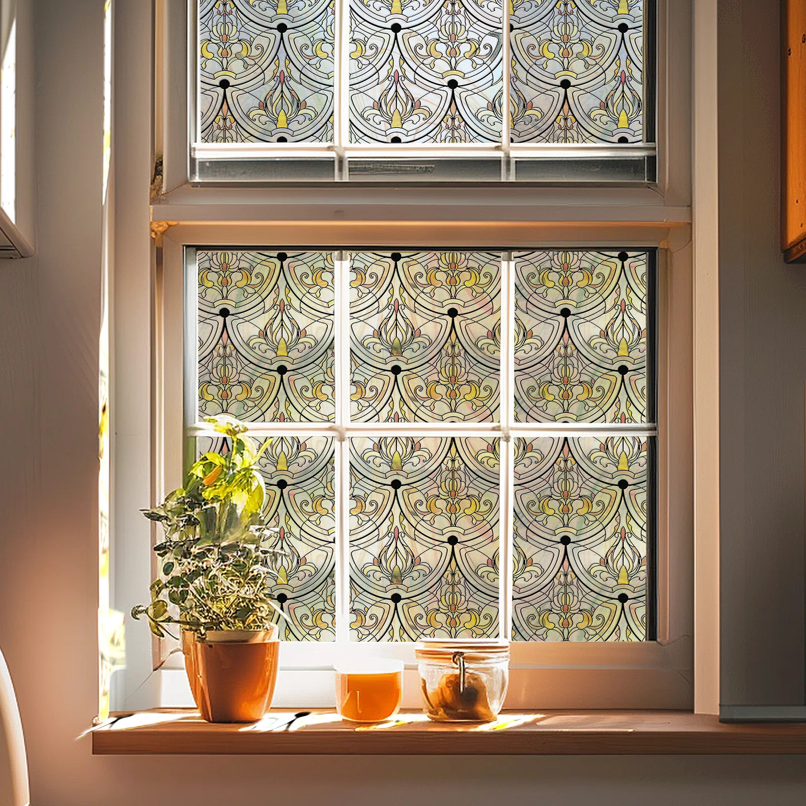 Bungalow Rose Ironwork Design Glass Accent Window Film & Reviews | Wayfair | Wayfair North America