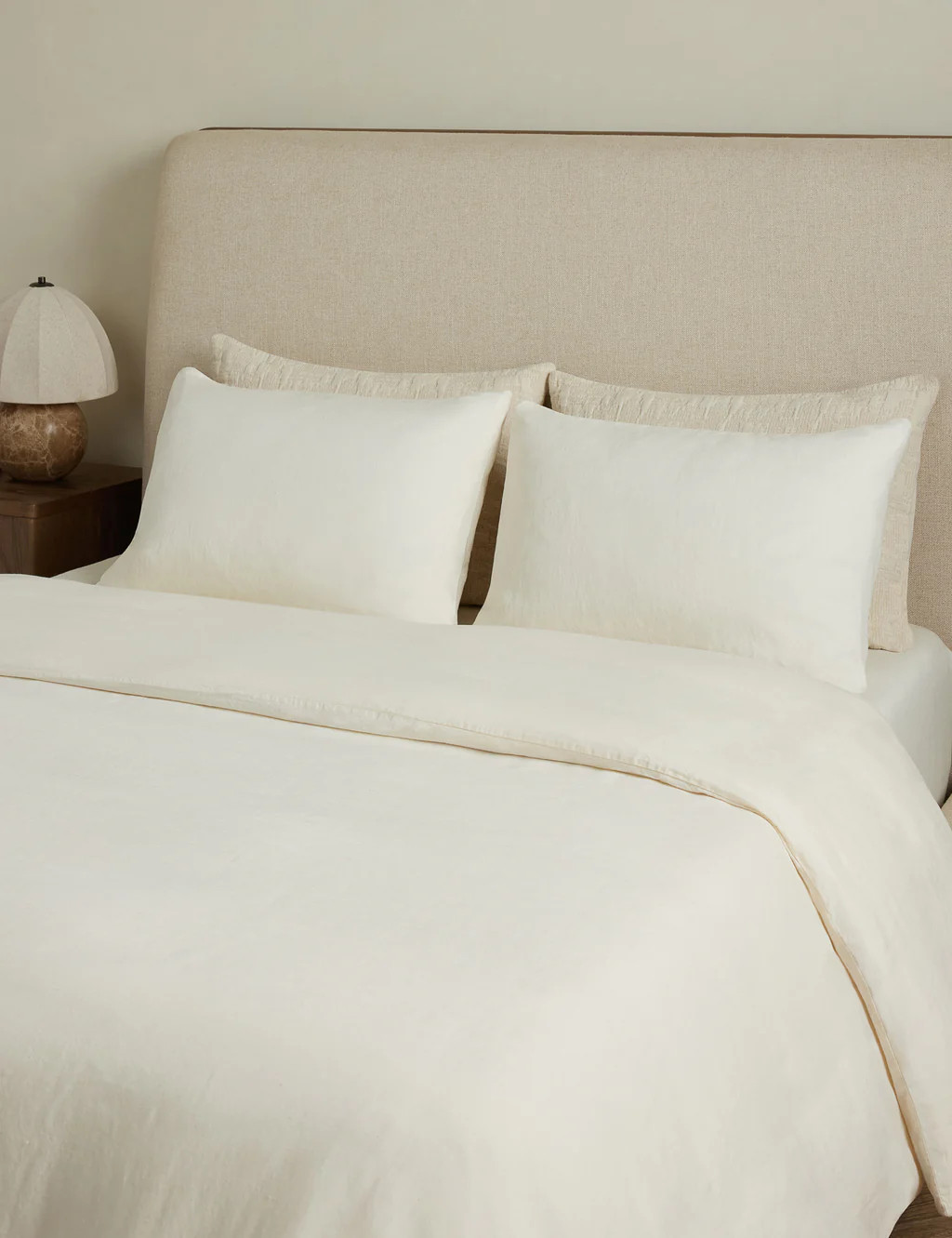 Yuka Linen Bamboo Duvet Cover by DISC Interiors | Lulu and Georgia 