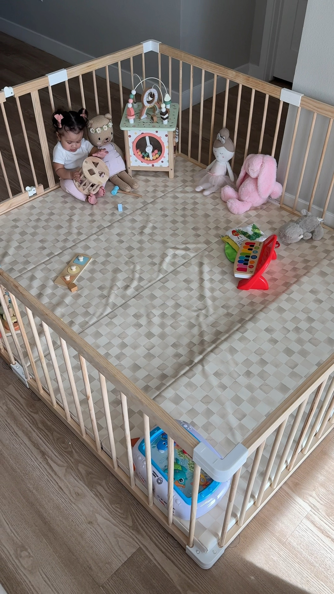 Playtime just got so much better with our @harppababy playpen! Safe, spacious, and perfect for keeping my little one entertained while giving me peace of mind. 🤍 Plus, Harppa is having a Christmas Sale with 20% off their website right now—such a great time to grab yours! 
 #harppa #harppababy 