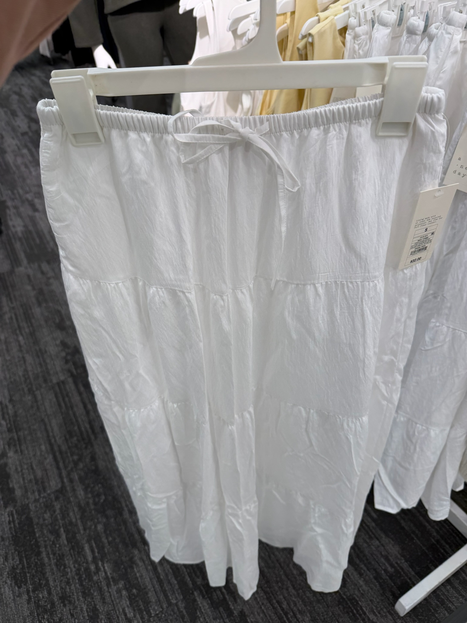 This Women’s Tiered Skirt from A New Day™ is the kind of effortless piece that makes getting dressed so easy. The lightweight fabric and elastic waistband with the adjustable tie make it comfortable enough for all day wear, but the tiered silhouette gives it that soft, feminine shape that feels elevated. I love how versatile it is — you can style it with a fitted tank and sandals for vacation outfits beach vibes, pair it with a chunky knit for winter outfits women, or throw on a blazer and boots to make it feel more polished for work outfits. It’s one of those simple staples that works year-round and always looks put together.
gallery wall, date night outfits, winter denim, sunday hoodie, vacation outfits beach, work outfits, resort wear, plus size fashion, business casual workwear, winter outfits women, white tiered skirt, midi skirt outfit, feminine style, casual chic look, neutral wardrobe staples, everyday outfit inspo 

 #LTKgrwm #LTKootd #LTKWorkwear