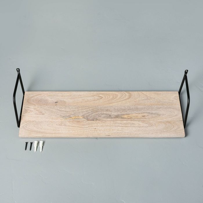 Wood & Metal Wall Shelf - Hearth & Hand™ with Magnolia | Target