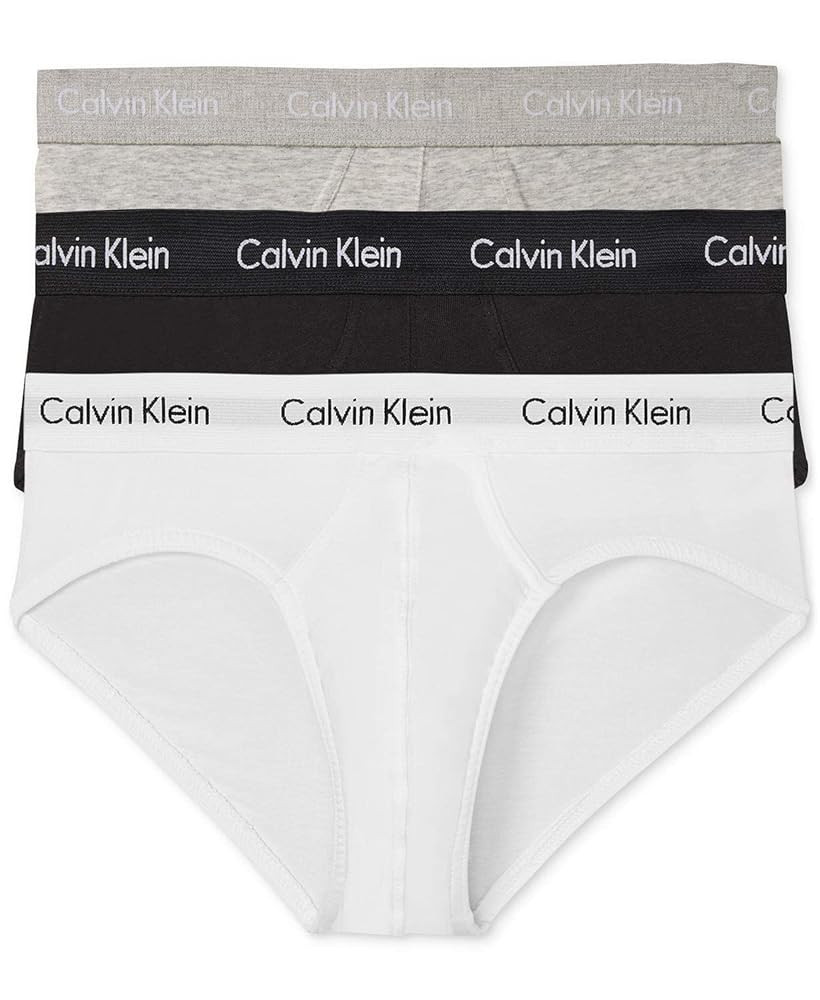 Calvin Klein Men's Cotton Stretch 3-Pack Brief | Amazon (US)