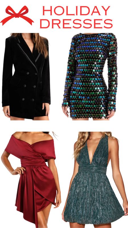 Rounded up my favorite glitz & glam trendy and chic holiday dresses for parties and winter weddings 

#LTKfindsunder100 #LTKstyletip #LTKparties