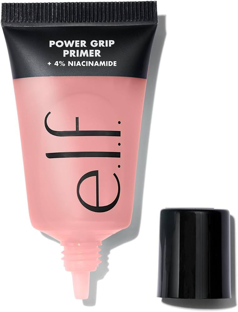 e.l.f. cosmetics Power Grip Primer + 4% Niacinamide Mini 0.5 fl oz Clear - Transparent | Amazon (US)