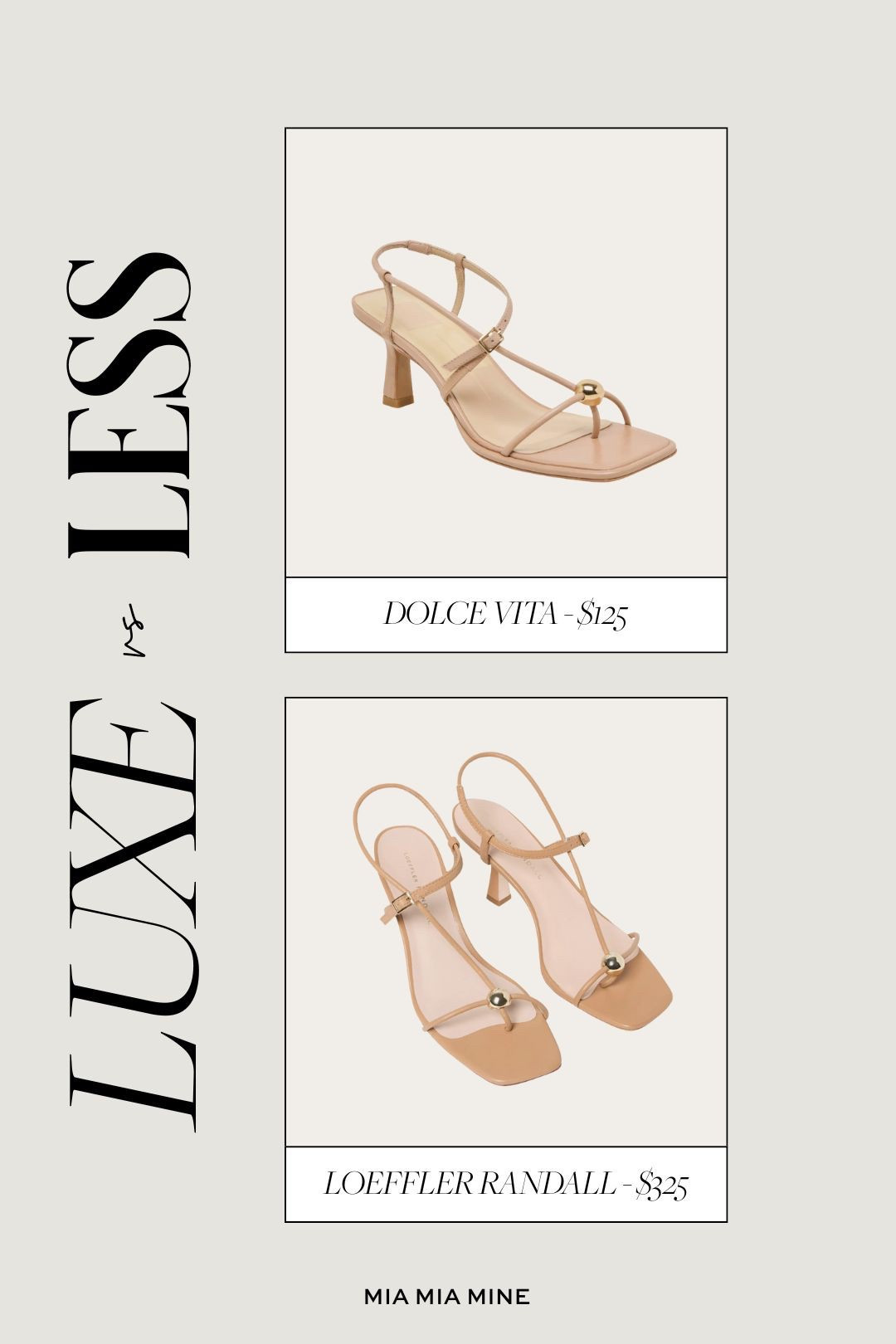 Save or splurge 
Loeffler Randall sandals
Dolce vita sandals 

#LTKShoeCrush #LTKSummerEdit #LTKStyleTip