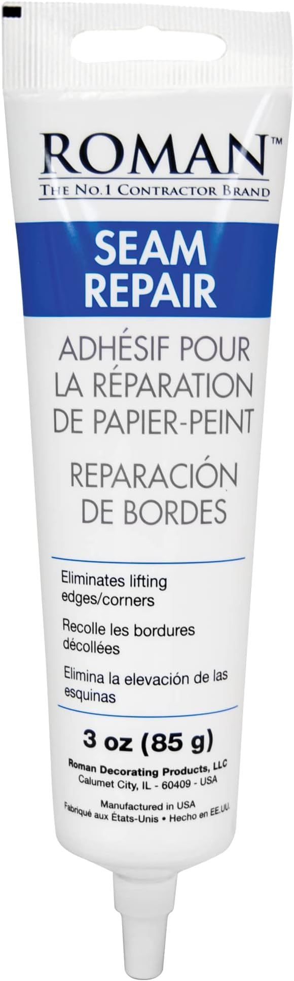 Roman Products 207802LW 6454 Seam Repair Adhesive, Sealer for Wallpaper Tears, and Loose and Over... | Amazon (US)