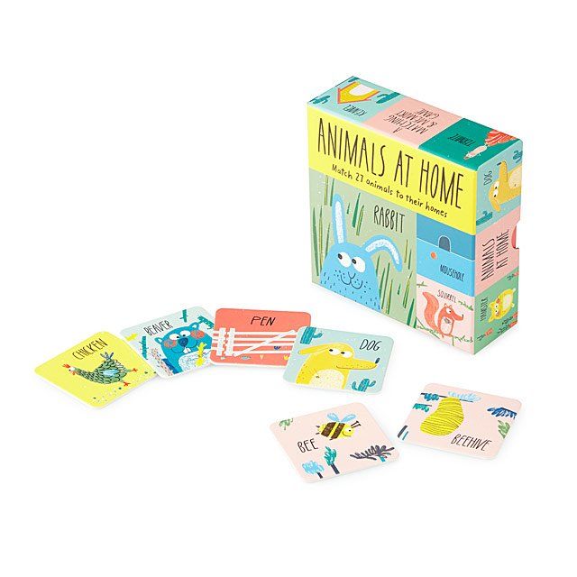 Animals at Home Matching Game | UncommonGoods