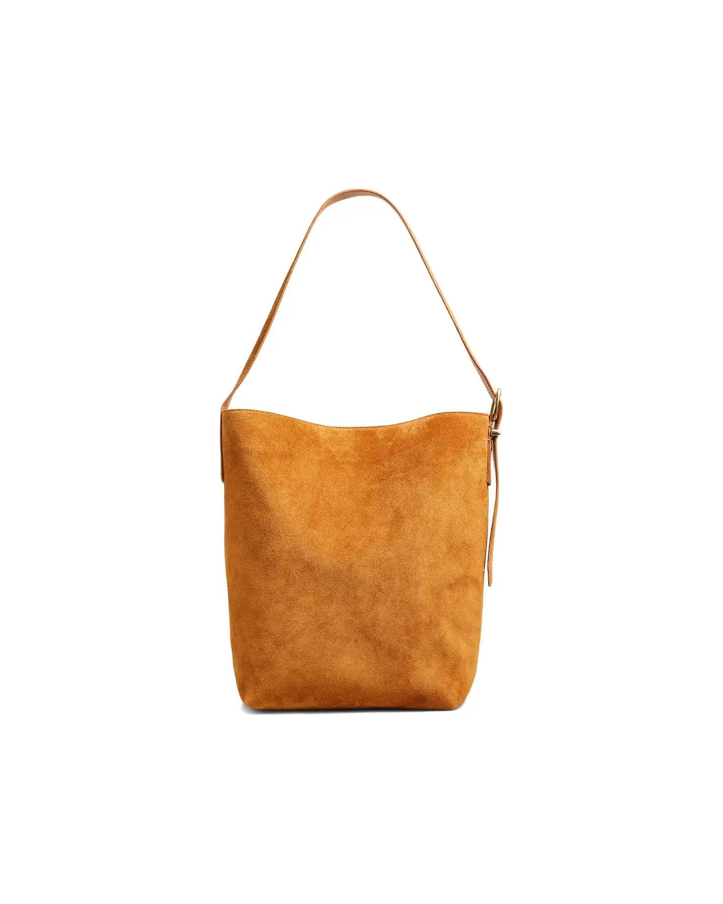Madewell The Essential Bucket Tote in Suede | Zappos