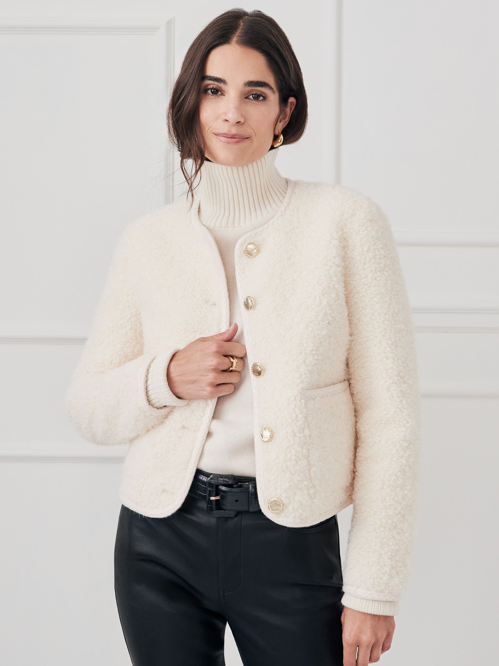 Bramwell Faux Fur Jacket | J.McLaughlin