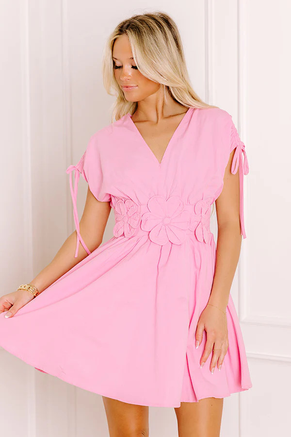 Kind Energy Mini Dress in Pink | Impressions Online Boutique