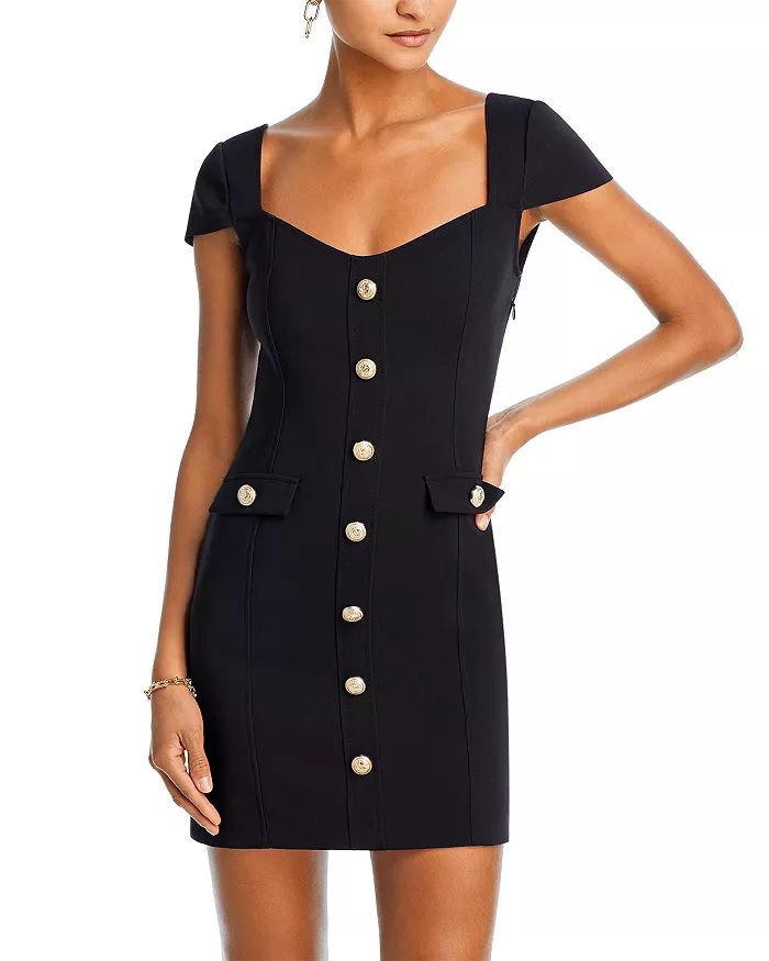 Quillan Button Front Mini Dress | Bloomingdale's (US)