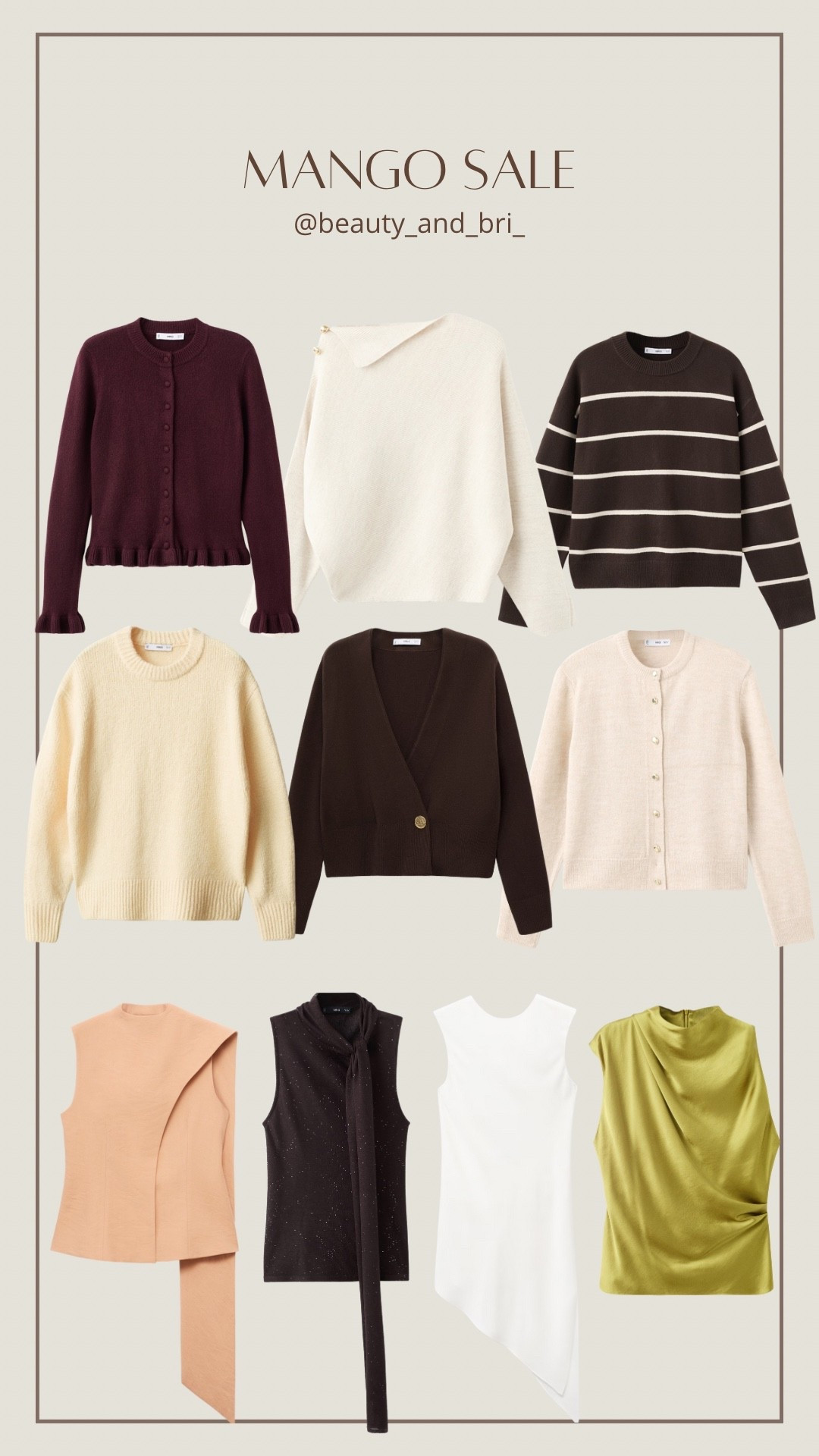 Code: MNG30 for 30% off sitewide!

Sweater, jacket, cardigan, fall outfit, fall style, winter 

#LTKSeasonal #LTKFindsUnder100 #LTKSaleAlert