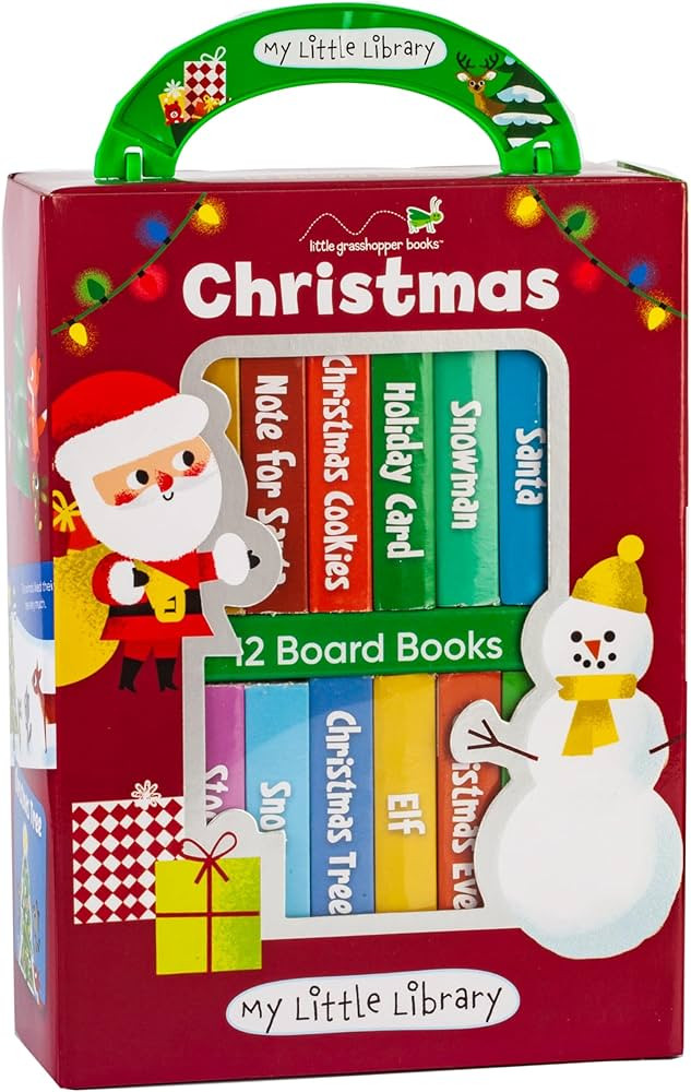 My Little Library: Christmas - 12 Mini Board Books for Babies & Toddlers | First Christmas Storie... | Amazon (US)