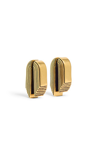 Zucchini 18K Gold-Plated Earrings | Moda Operandi (Global)
