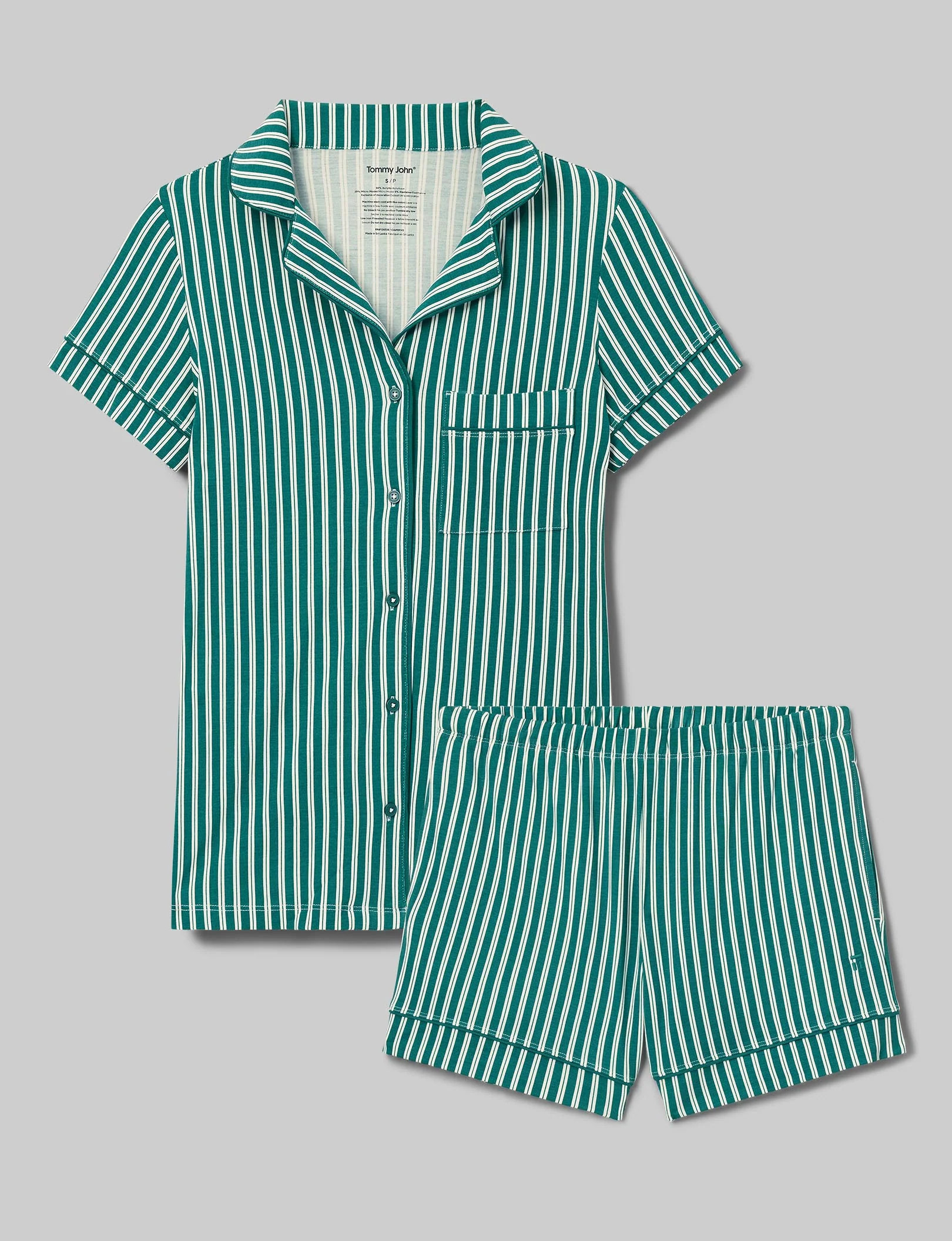 Women's Downtime Pajama Top & Short Set | Tommy John