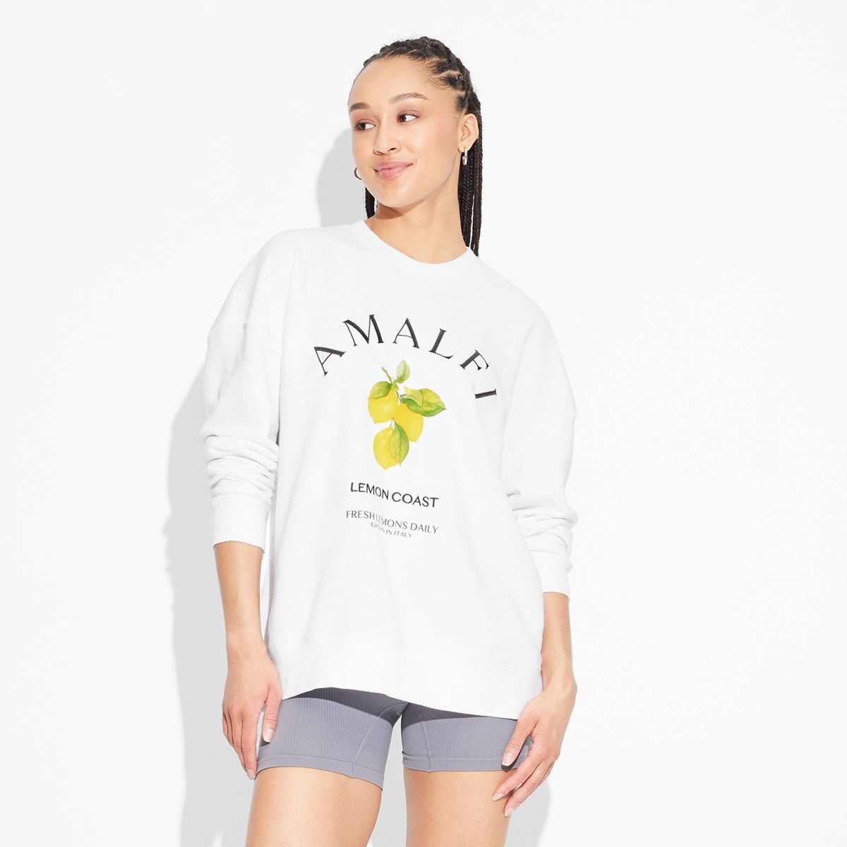 Women's Oversized Graphic Sweatshirt - Wild Fable™ | Target