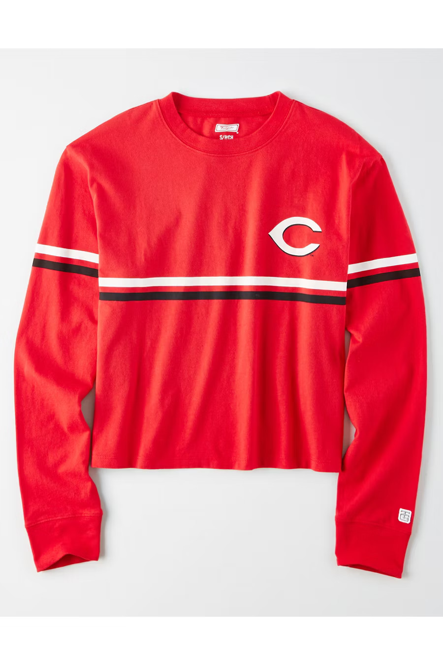 Tailgate Women's Cincinnati Reds Cropped T-Shirt Red Beam XL | American Eagle Outfitters (US & CA)